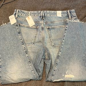 NWT good American the weekender Jean indigo